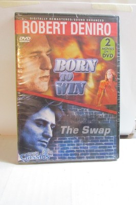 DVD  Sale      Born to Win plus The Swap        New   