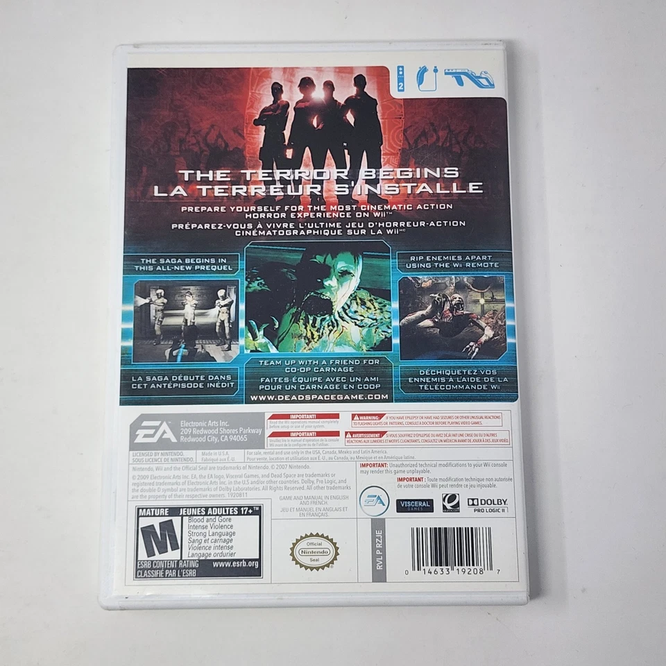 Dead Space Extraction (Nintendo Wii) CIB Complete TESTED - Image 3 of 4