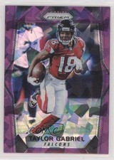 2017 Panini Prizm Purple Crystals Prizm 25/75 Taylor Gabriel #191 1u6