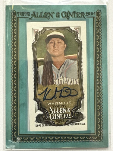 2024 Topps Allen & Ginter #MA-KW Kelsie Whitmore Framed Autographs Blue #/50