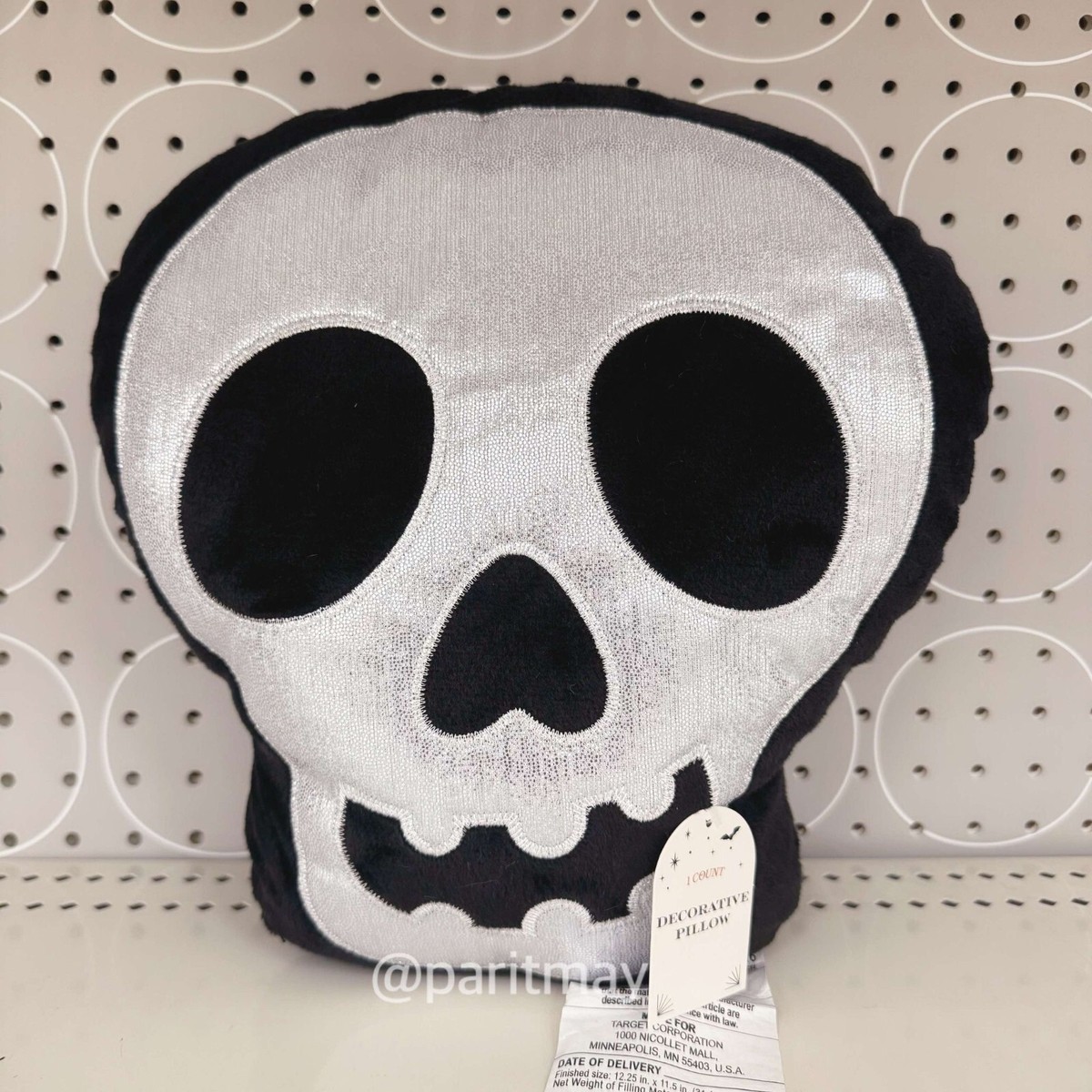 Target Bullseye's Playground Halloween 2024 Ghost Plush Pillow 12