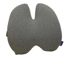 Cushion Lab Extra Dense Lumbar Back Cushion For Lower Back Pain Relief - Gray