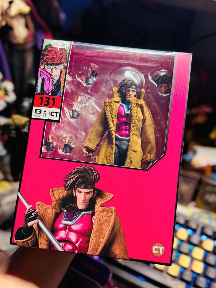 CT Toys MAFEX No.131 X-Men Gambit Comic Ver. Action Figure New Boxed In Stock - Image 2 of 4