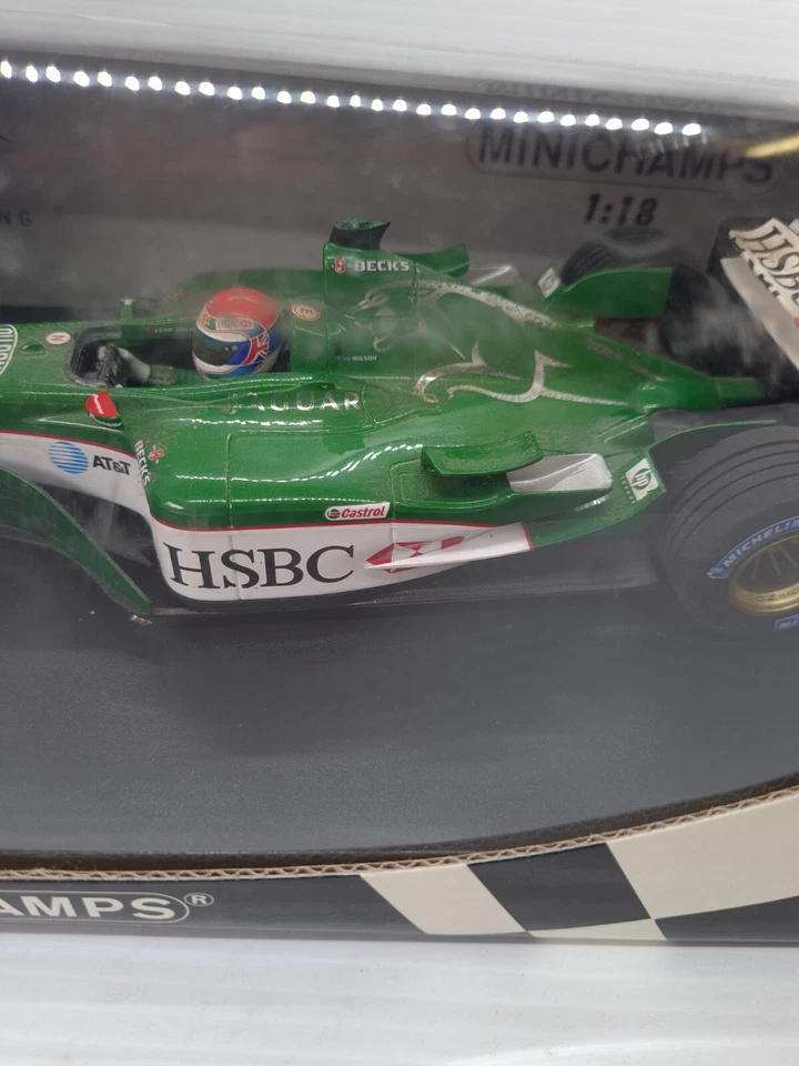 Minichamps 1:18 100030115 Jaguar Racing R4 J Wilson NEW In Box Die-Cast Limited  - Image 3 of 4