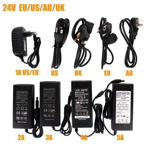Transformador adaptador de fuente de alimentación 1A 2A 3A 5A 8A CC 5V 12V 24V para tira de LED 5050 - Imagen 14 de 14
