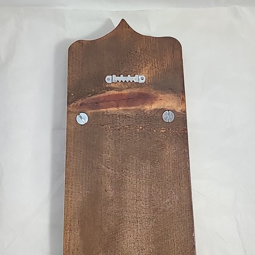VTG Wooden Handcrafted Plaque Shopping List Memo Holder Country Cottage 16.5" - Picture 8 of 10