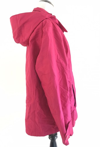 Chaqueta de Lluvia L.L Bean 3 en 1 Talla L Rosa Cremallera Completa Sudadera con Capucha Mangas Largas - Imagen 5 de 12