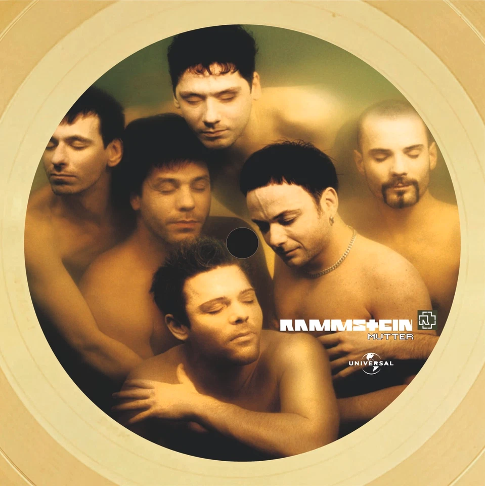 Rammstein - Mutter / LP Gold 12" / Souvenir in black fram / Rock Memorabilia - Image 2 of 4