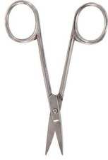 New 4.5" Curved Stainless Steel Thin Scissors US SHIPPER