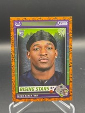 JAVON BAKER 2024 Score-A-Treat RC Rookie Rising Stars Orange Pumpkins #25