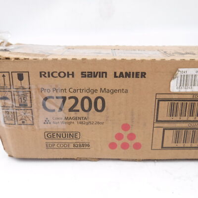 Genuine OEM Ricoh C7200 Magenta Toner 828496 for Ricoh Pro C7210x