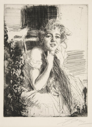 Anders Zorn Reprodukcja: Emma Rasmussen, 1904 - Fine Art Print - Zdjęcie 1 z 1