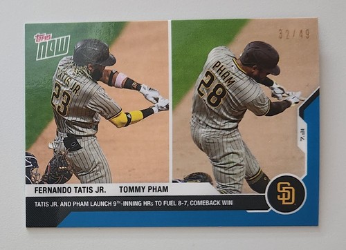 2020 Topps Now 40 Fernando Tatis Jr. / Tommy Pham