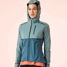 On Cloud Running Weather Jacket Women's Large Sea Storm Blue