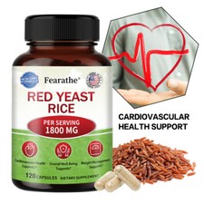 Red Yeast Rice 1800Mg Heart, Cardiovascular Health, Improved Blood Circulation