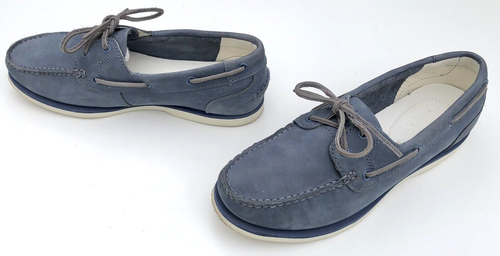 Timberland Clásico Amherst Zapatos de Barco de 2 Ojos, AZUL Nubuck 39.5 | Reino Unido 6.5 | EE. UU. 8.5W - Imagen 3 de 24