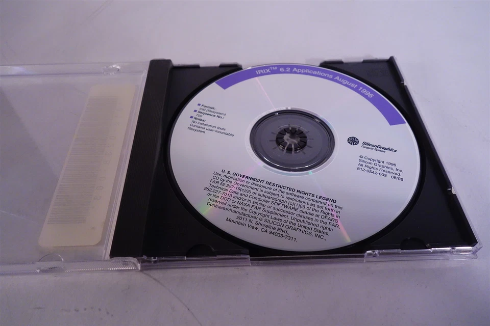 SGI Silicon Graphics IRIX 6.2 Applications  - Image 2 of 2
