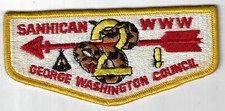 Solapa OA 2 Sanhican WWW AMARILLO Bdr. George Washington Council, NJ [MX-111]