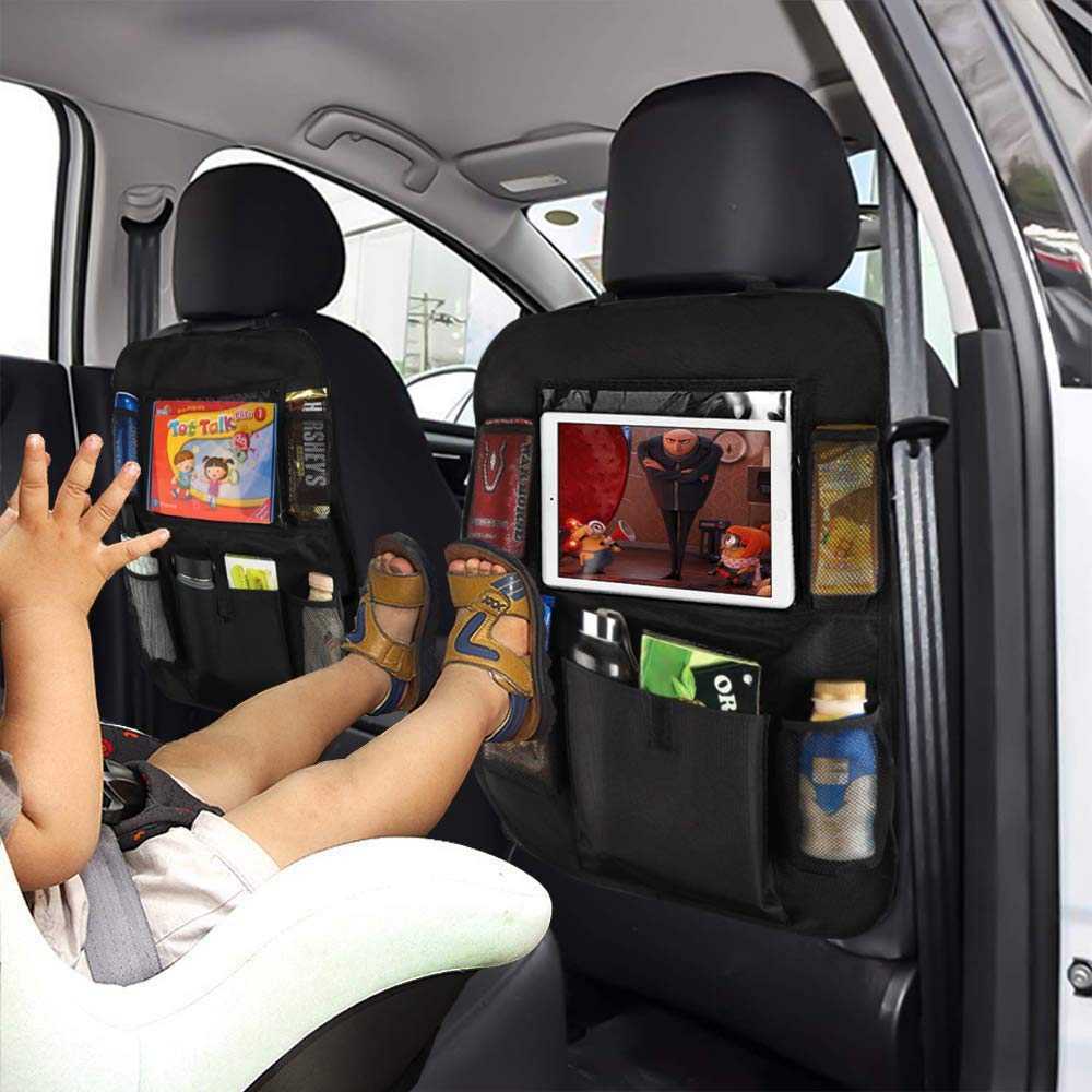 2 x Organizador respaldo coche para tablet multiusos entretenimiento protector