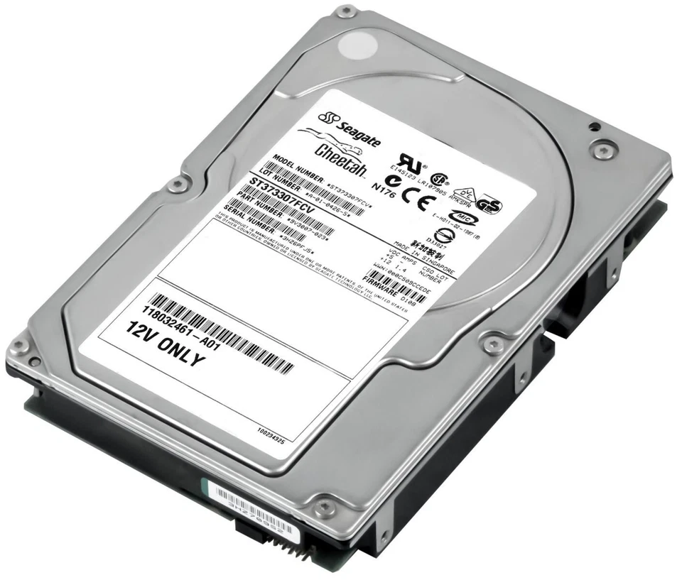 EMC 118032395-A03 ST373453FCV 73GB 15000U/Min 16MB Fibre Channel 3.5 " Inch - Image 3 of 3