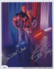 American Gladiators Nitro & Ice photo signed by Dan Clark & Lori Fetrick JSA COA