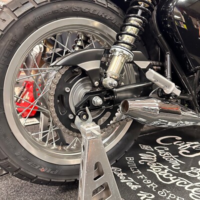 BSA Gold Star paddock stand chain adjuster blocks