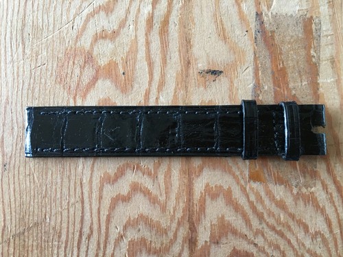 New - Only One Part Of Leather Strap Cartier Only One Part Black Leather Strap - 第 1/2 張圖片