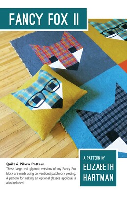 Fancy Fox II, Elizabeth Hartman Quilt Pattern no.EH-017. Fuchs Quilt Muster
