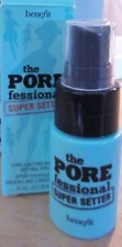 Benefit POREfessional Pore-Minimizing Makeup MINI Setting Spray .5oz BNIB