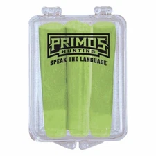 Primos Box Call Chalk "Green" 3 Stick Pack + Case #628 Turkey Hunting Accessory