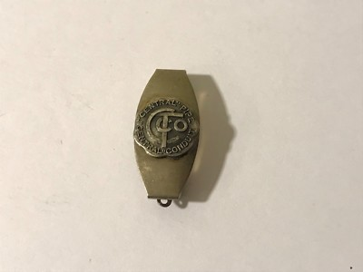 #ad Vintage CTCO Scarf Slide? Advertising Central Pipe Conduit Unsure Unusual HELP $29.95