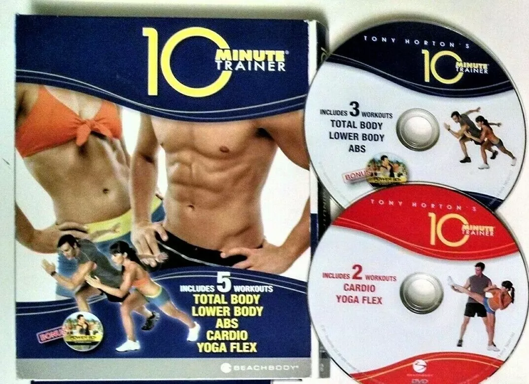 Tony Horton s 10 Minute Trainer 5 Workouts Total Body Lower Body ABS Cardio