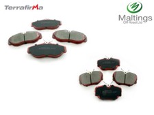 TD5 BRAKE PADS FRONT + REAR PERFORMANCE TERRAFIRMA RED STUFF PADS 