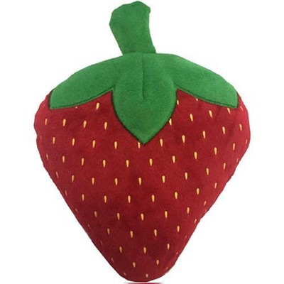 strawberry dog toy