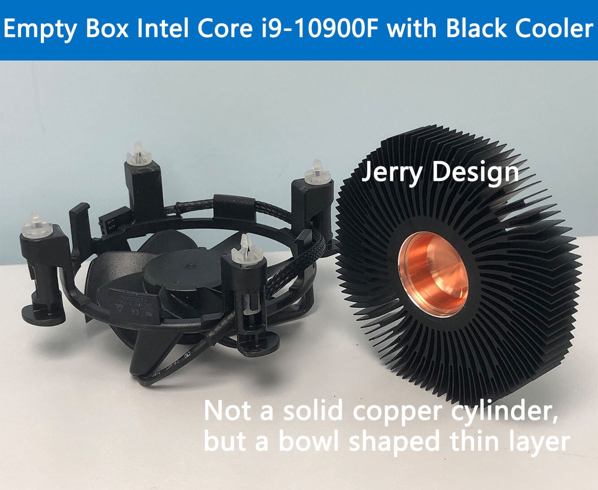 Empty Box Intel Core i9-10900F with Black Cooler | eBay Empty Box Intel Core i9-10900F with Black Cooler | eBay