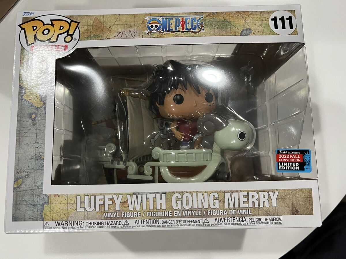 Funko Pop! Rides One Piece Luffy with Going Merry 2022 NYCC Exclusive  Figure #111