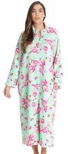 Just Love Plush Zipper Lounger Robe 6811-10445-MNT-1X