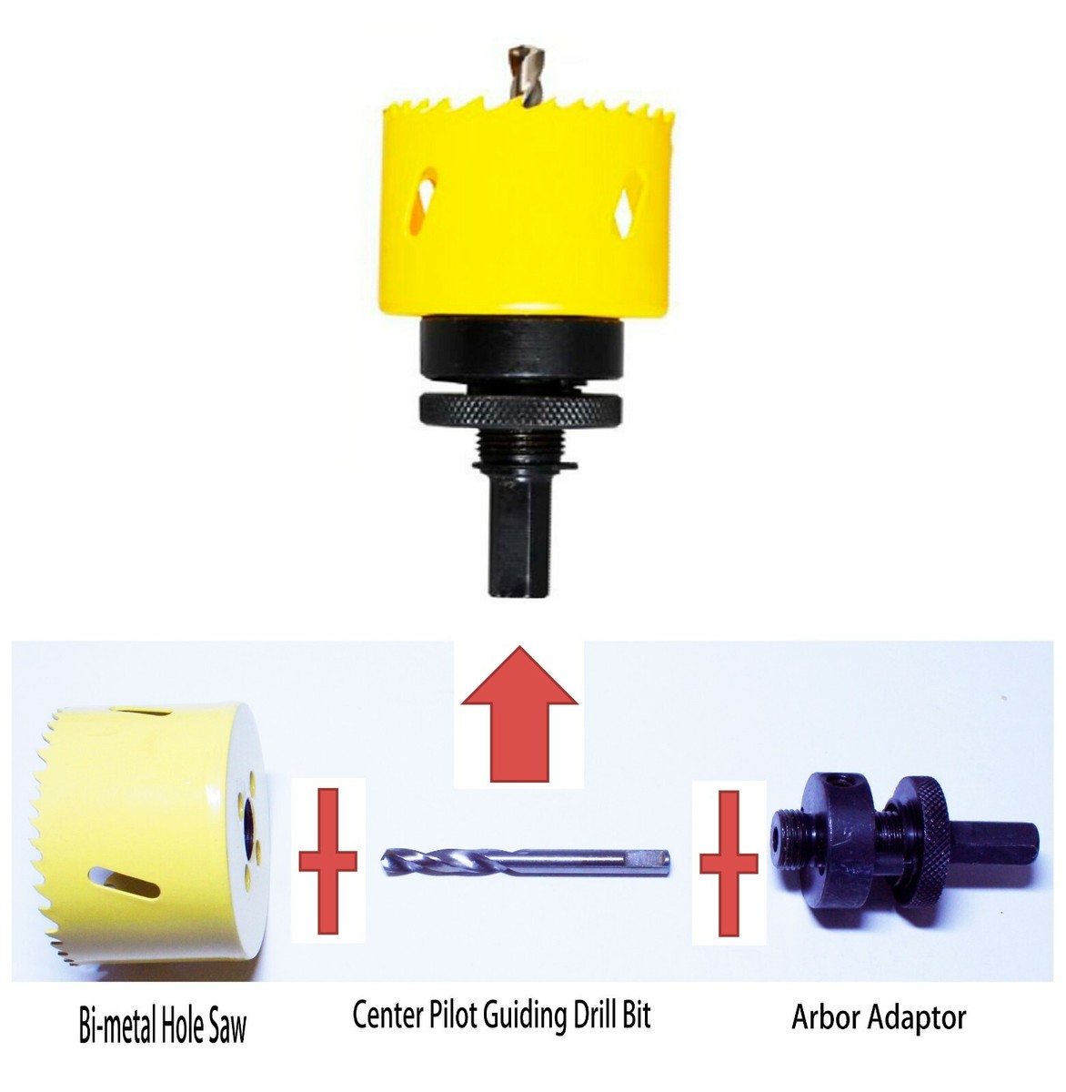 Scie-cloche / Scie à Trépans HSS Bimétal M3 Diam. 73 Mm MW-Tech