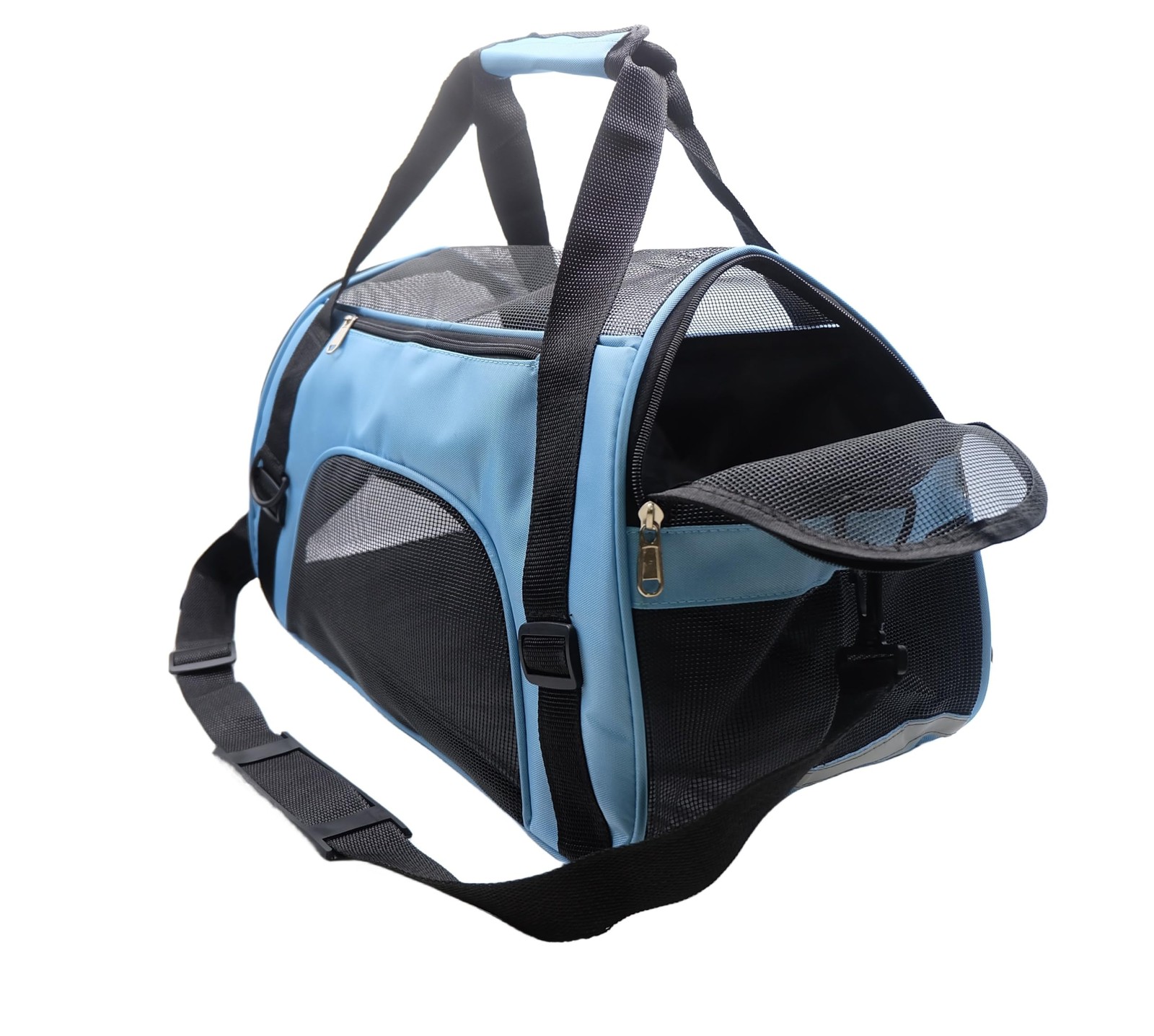 Sac de transport pour chaton et petit chien avec filet respirant et fond renforcé