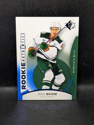 Zeev Buium RC 2025-26 Upper Deck SP #113 Rookie Authentics Blue