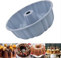 Gugelhupfform Silikon, Ø 25 Cm Kuchenform, Gugelhupf Backform MuffinföRmchen C