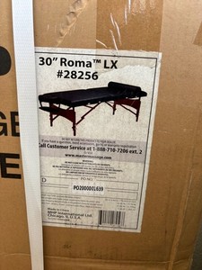 Massage table Roma LX  30", black , never opened box, brand new condition 