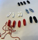Vintage SKIPPER Barbie Doll ~ Multicolor Classic Flat SHOES  ~ Japan 8 Pair