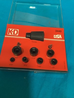 NEW K-D Tools 3440 Finger Wrench Set In Case