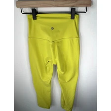 Lululemon Align High-Rise Pant 21" Size 2 Yellow Nulu