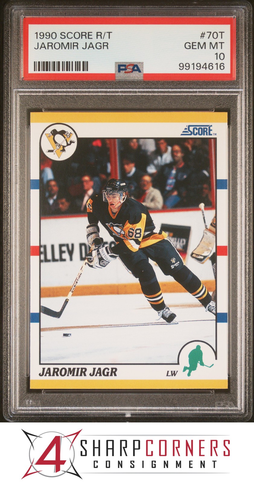 1990 SCORE ROOKIE TRADED #70T JAROMIR JAGR RC PSA 10
