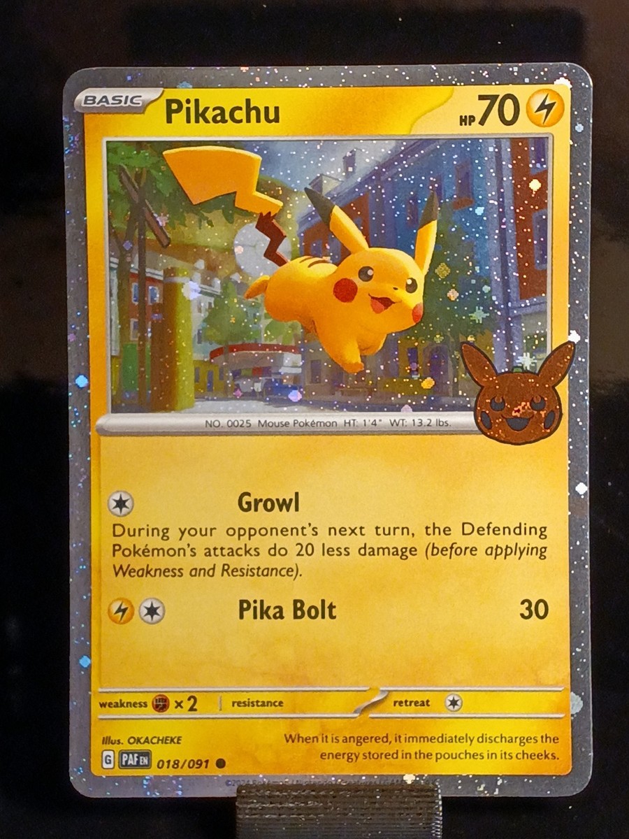 pikachu trick or trade pokemon card value Pokemon TCG Trick or Trade Cosmos Holo #018 Pikachu