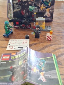 Lego Teenage Mutant Ninja Turtles Set Karai Bike Escape 79118 Complete In Box