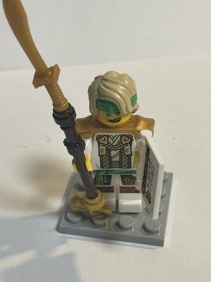 LEGO NINJAGO Lloyd Minifigure White & Gold Outfit with Sword & Armor Age 5+