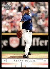 Kenny Rogers 2002 Upper Deck #150 Rangers MLB READ FREE SHIPPING AutographDen